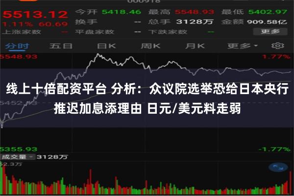 线上十倍配资平台 分析：众议院选举恐给日本央行推迟加息添理由 日元/美元料走弱